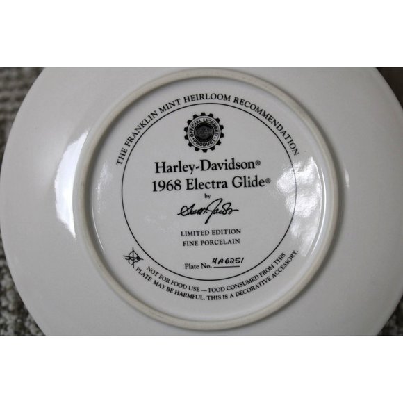 (4) Collector Harley Davidson Plates - Picture 15 of 16